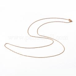 Ожерелья из нержавеющей стали 304 с цепочкой из троса NJEW-F196-08B