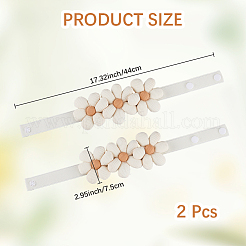 Подхваты для штор из волоконных цветов&nbsp;AJEW-WH20022-50A-01