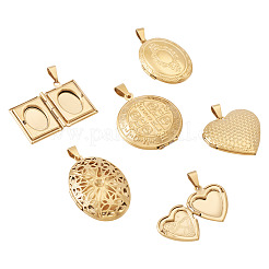 6 шт. 6 подвески-медальоны из нержавеющей стали 316&nbsp;STAS-TA0003-40