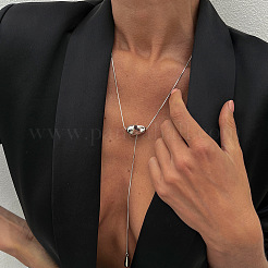 Железная змеевидная цепь с пластиковой каплевидной кисточкой CCB FS-WG4E033-02