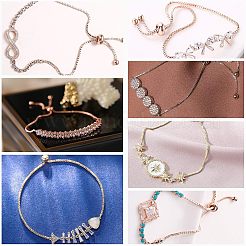 Creazione di bracciali a scorrimento in ottone&nbsp;MAK-NB0001-06
