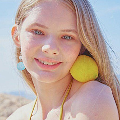 20шт 5 цвета акриловые бусины&nbsp;SACR-AR0001-17