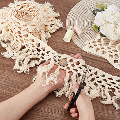 5 ярд хлопчатобумажной ленты с кисточками OCOR-GA0002-63