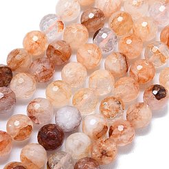 Натуральный гематоидный кварц / нитки из железистого кварца&nbsp;G-B165-A06-10mm