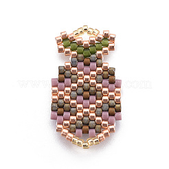 Подвески из японского бисера Миюки & toho ручной работы SEED-A027-B04