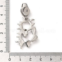 Эмалевые подвески из нержавеющей стали 304 на Хэллоуин&nbsp;STAS-Q317-05D-AS