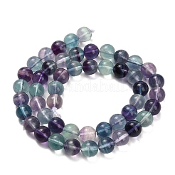 Природного флюорита бисер нитей&nbsp;G-L634-B04-8mm
