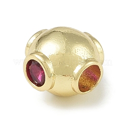 Стойки обшивки латунь микро проложить кубического циркония бусы&nbsp;KK-A220-24A-G