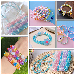 Экологичные прозрачные акриловые бусины&nbsp;OACR-PA0001-30B-01