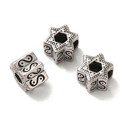 Европейские бусины из нержавеющей стали 304 STAS-A080-32AS