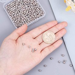 Тибетские серебрянные бусины прокладки&nbsp;TIBEB-PH0004-33AS