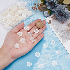 200 шт. плоские круглые подвески из натуральной ракушки капиз&nbsp;SHEL-HY0001-10