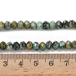 Бусы из натуральной африканской бирюзы (яшмы) G-D344-A08