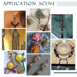 6 рулон 6 цвета 23м полиэстеровая плетеная нить OCOR-PH0002-63