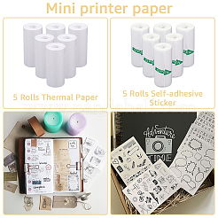 2 комплект из 2 рулонов бумаги для прямой термопечати DIY-CP0010-88