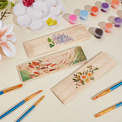 Необработанные деревянные прямоугольные срезы&nbsp;LS-FIND-WH0438-002A