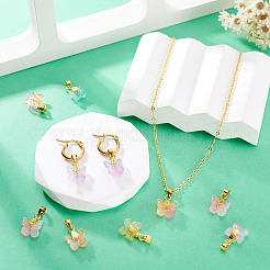 36 шт. 9-х цветные хрустальные люстры ручной работы в технике лэмпворк PALLOY-TA00157