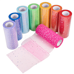 Rubans de maille déco à paillettes scintillantes&nbsp;OCOR-BC0008-38