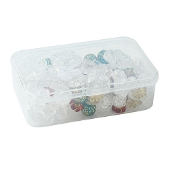 Наборы акриловых бусин 100шт 10 стиля&nbsp;OACR-FS0001-47