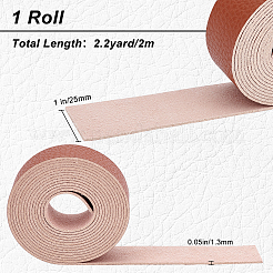 Искусственная кожа ткань обычная ткань личи AJEW-WH0034-89B-03