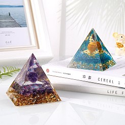 アメジストクリスタルピラミッド装飾  癒しの天使の結晶ピラミッド石のピラミッド  瞑想を癒すために  60x60x65mm&nbsp;JX069A