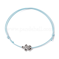 Braccialetto di perline intrecciate in lega&nbsp;BJEW-JB11082-02