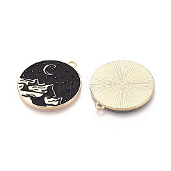 Подвески из экологически чистого сплава с эмалью ENAM-Q437-038-NR