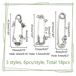 Наборы для самостоятельного изготовления бижутерии из скрепок&nbsp;DIY-AR0004-10