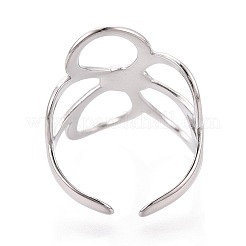 Регулируемые манжеты из нержавеющей стали 304 для женщин&nbsp;RJEW-N052-22P