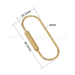 Латунные брелоки с карабином KK-ZX025-64C