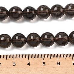 Природный дымчатый кварц нитей бисера&nbsp;G-C265-A01-10mm-02