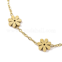 Ионное покрытие (ip) 304 нержавеющая сталь звенья цепи браслеты для женщин BJEW-H606-10F-G