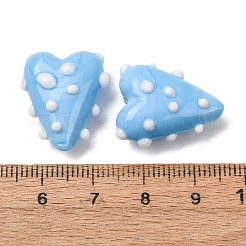 Perles en émail faites à la main&nbsp;LAMP-Z025-01G