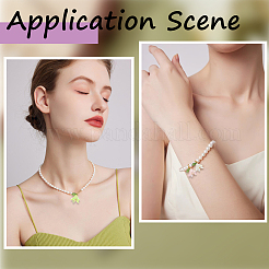 48шт 8 цвета прозрачные акриловые подвески&nbsp;FIND-SC0016-70