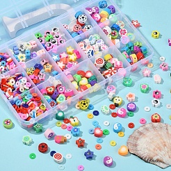 15 стиль ручной работы бусины из полимерной глины CLAY-YW0001-57