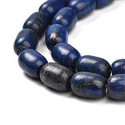 Нитки бусины из натурального ляписа-лазури&nbsp;G-H319-A01-02