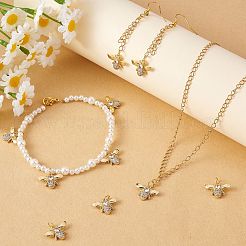 Подвески из кубического циркония с покрытием из латуни&nbsp;ZIRC-SZ0004-24