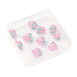 10 шт. стеклянные бугорчатые бусины LAMP-FS0001-58