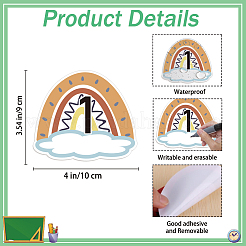 42 шт. самоклеящиеся бумажные декоративные наклейки с цифрами DIY-WH0646-001