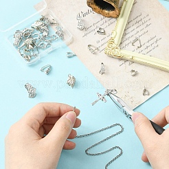 40 шт. 10 стиля латунных треугольных колец&nbsp;KK-CJ0002-89