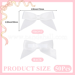 Самоклеящийся полиэстеровый бант&nbsp;FIND-WH20033-058B