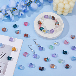 120шт 2 вида стеклянных бусин&nbsp;GLAA-DC0001-57