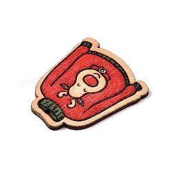 Подвески из дерева тополя с принтом FIND-N005-74W-02