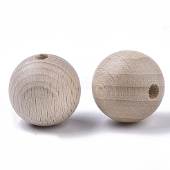 Бусины из натурального бука&nbsp;LS-WOOD-T020-01D