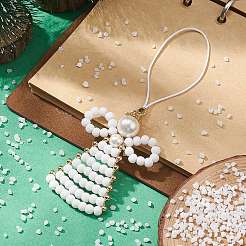 Рождественские украшения из бисера из стеклянных семян&nbsp;HJEW-TA00013-04