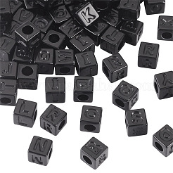 150шт непрозрачные акриловые европейские бусины&nbsp;SACR-TA0001-59A