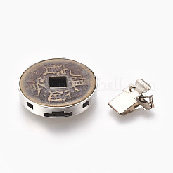 Застежки латунные коробки KK-P164-04