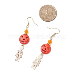 Латунная тыква со скелетом EJEW-TA00691