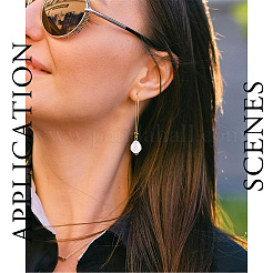 Латунные серьги-кольца серьги почек KK-TA0007-10