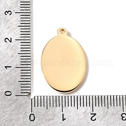 Strukturierte Anhänger aus Edelstahl 304&nbsp;STAS-K324-02G